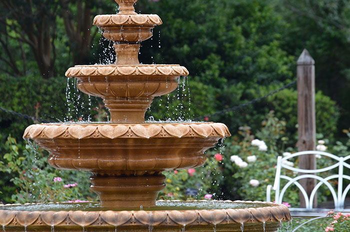 Stone Fountain & Water Features