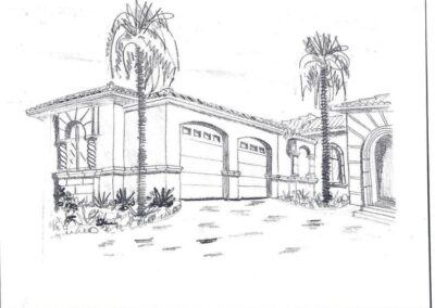 Custom Design Stone Architectural Elements Sketch