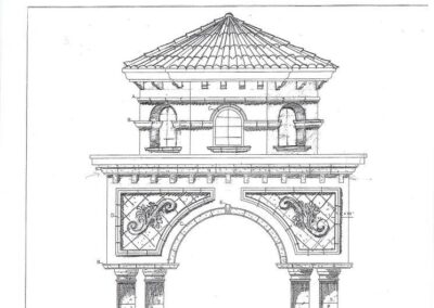 Custom Design Stone Architectural Elements Sketch