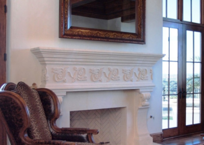 Custom Natural Stone Fireplace