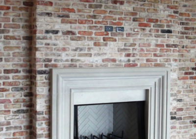 Custom Natural Stone Fireplace