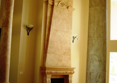 Custom Natural Stone Columns