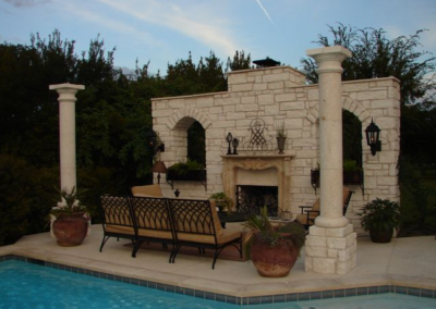 Custom Natural Stone Columns