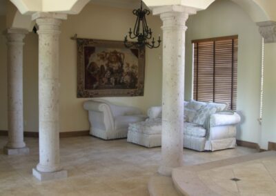 Custom Natural Stone Columns