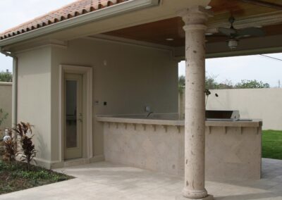 Custom Natural Stone Columns