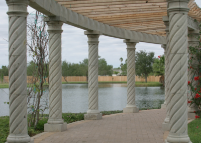 Custom Natural Stone Columns