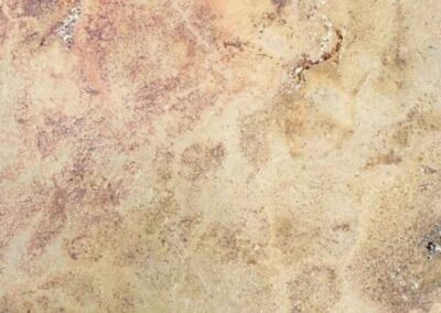 Peach travertine for custom architectural elements