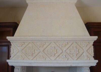 Custom Natural Stone Range Hood