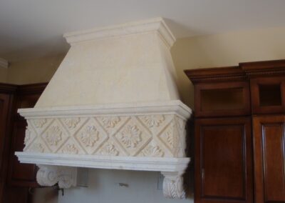 Custom Natural Stone Range Hood