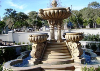 Custom Natural Stone Fountains & Water Features