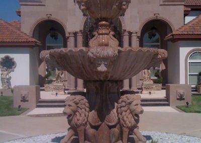 Custom Natural Stone Fountains & Water Features